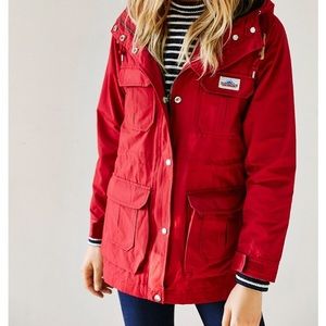 Penfield/Madewell Kasson Rain Parka - Red